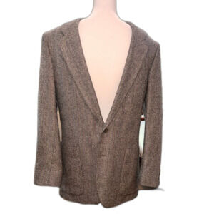 Vintage Yves Saint Laurent Menswear Blazer Tweed French Tailoring Robinson’s